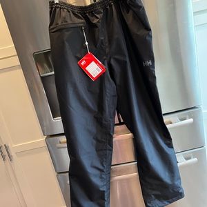 Helly Hansen Rain Pants, Wind Proof, velcro @ ankle should you want to tighten